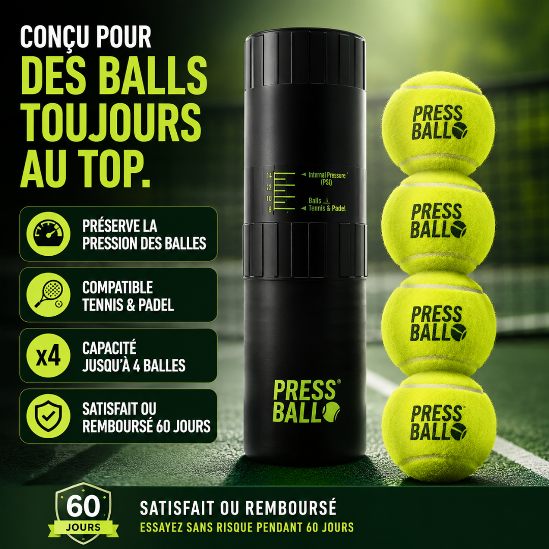PressBall Classic — tube de pressurisation manuel